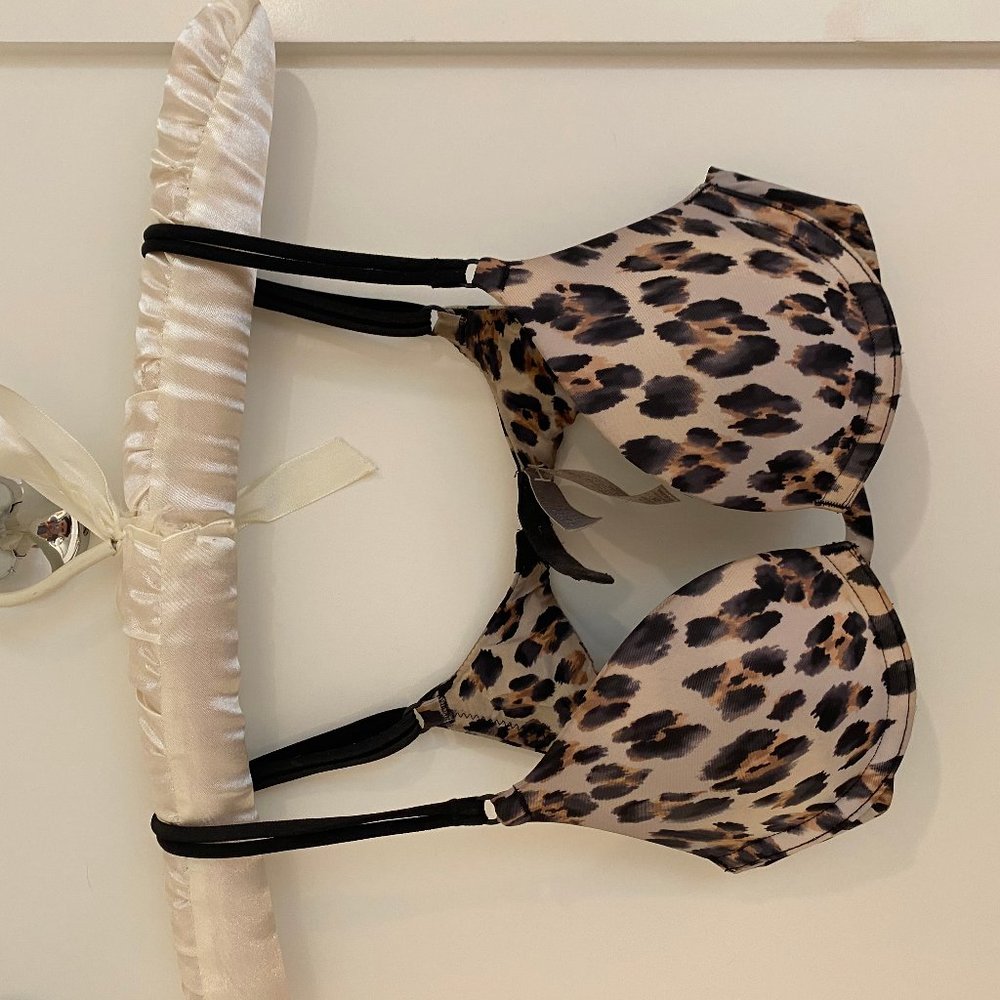 Leopard Print Victoria's Secret Push Up Bra